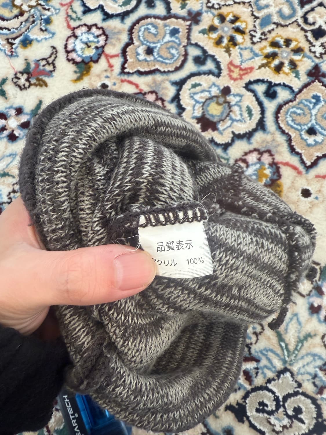 빈티지 브라운 스타 비니 디스트레스드  상품이미지6