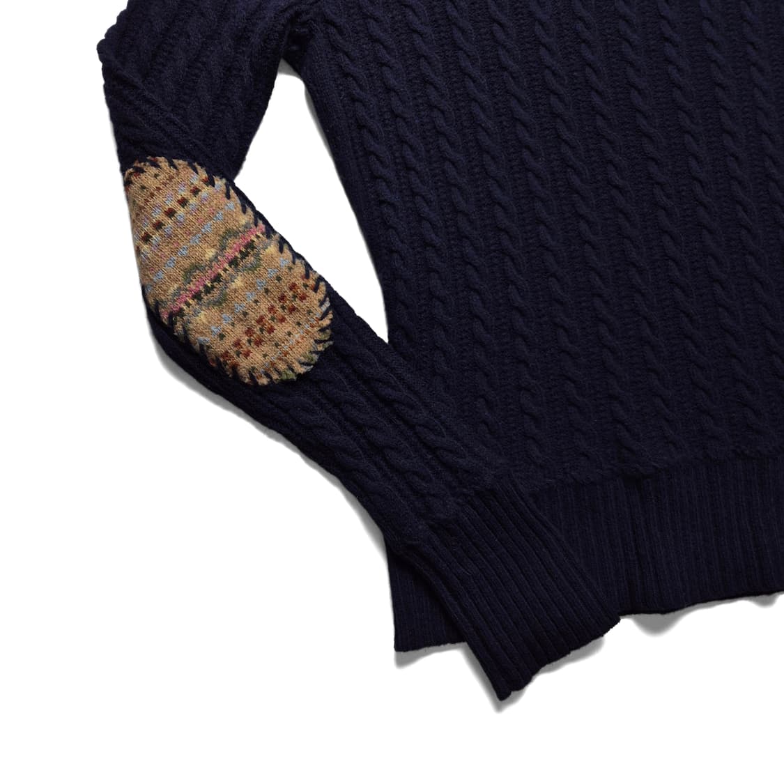 [S] 폴로 진스 컴퍼니 엘보우 디테일 케이블니트 상품이미지3