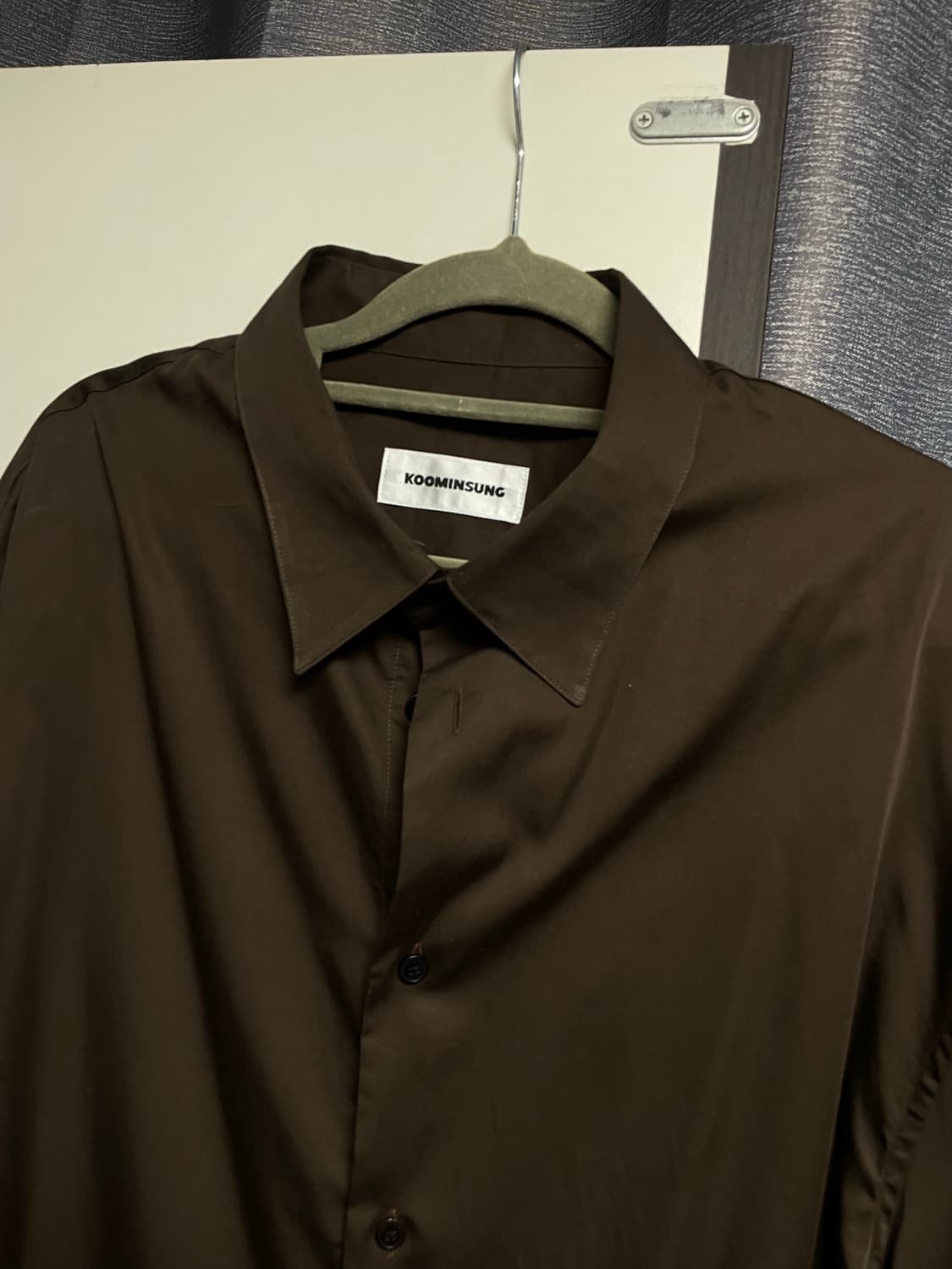 구민성 크롭 셔츠 L 상품이미지3