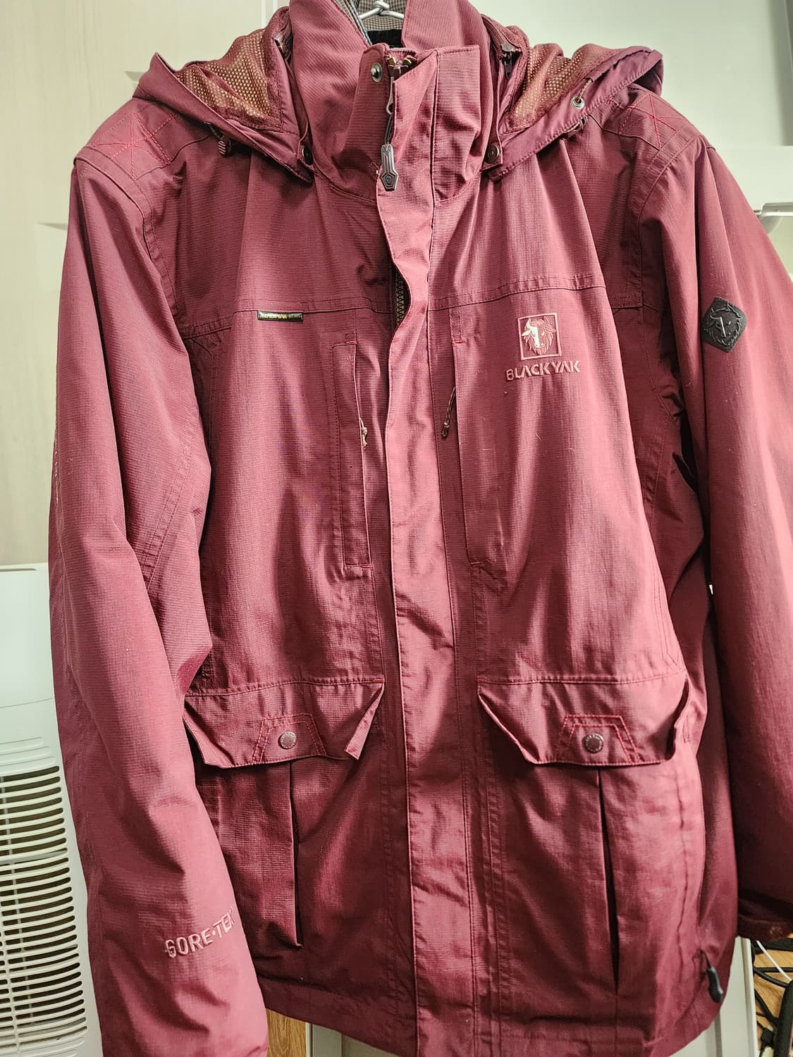 블랙야크 바람막이 고어텍스 자켓 L 100(남) ☆안감자켓 탈부착 가능 상품이미지1