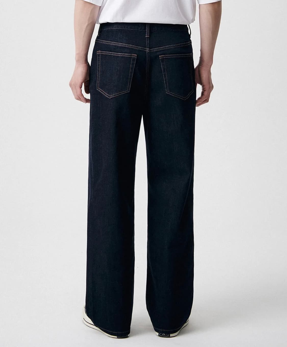 무탠다드 와이드 데님 팬츠 딥인디고 상품이미지3