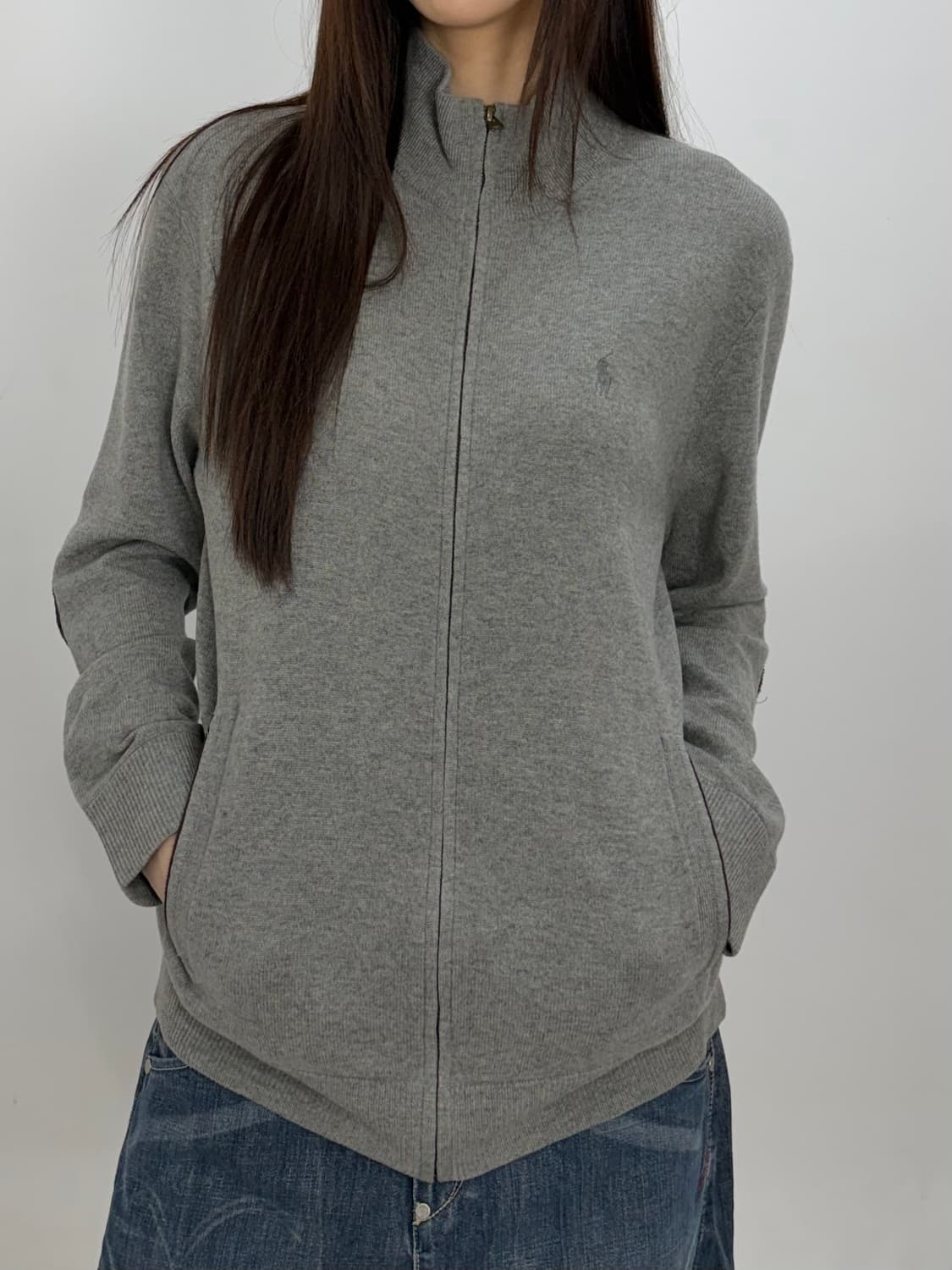 폴로 니트집업 상품이미지2
