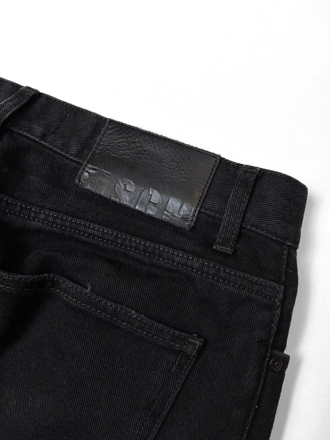 MSGM 17FW 프린트 로고 스트레이트 데님 팬츠 PN5680 상품이미지3