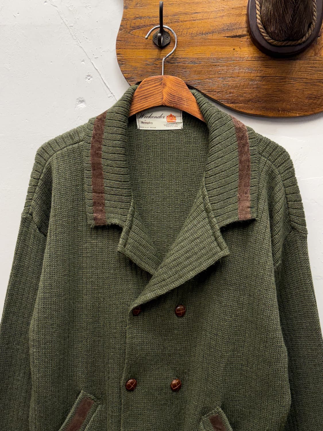 U.K Double-Breasted Wool Cardigan 상품이미지2
