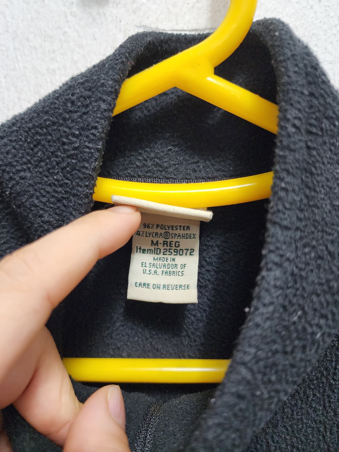 L.L.Bean 90s 엘엘빈 검정색 플리스 자켓 상품이미지4