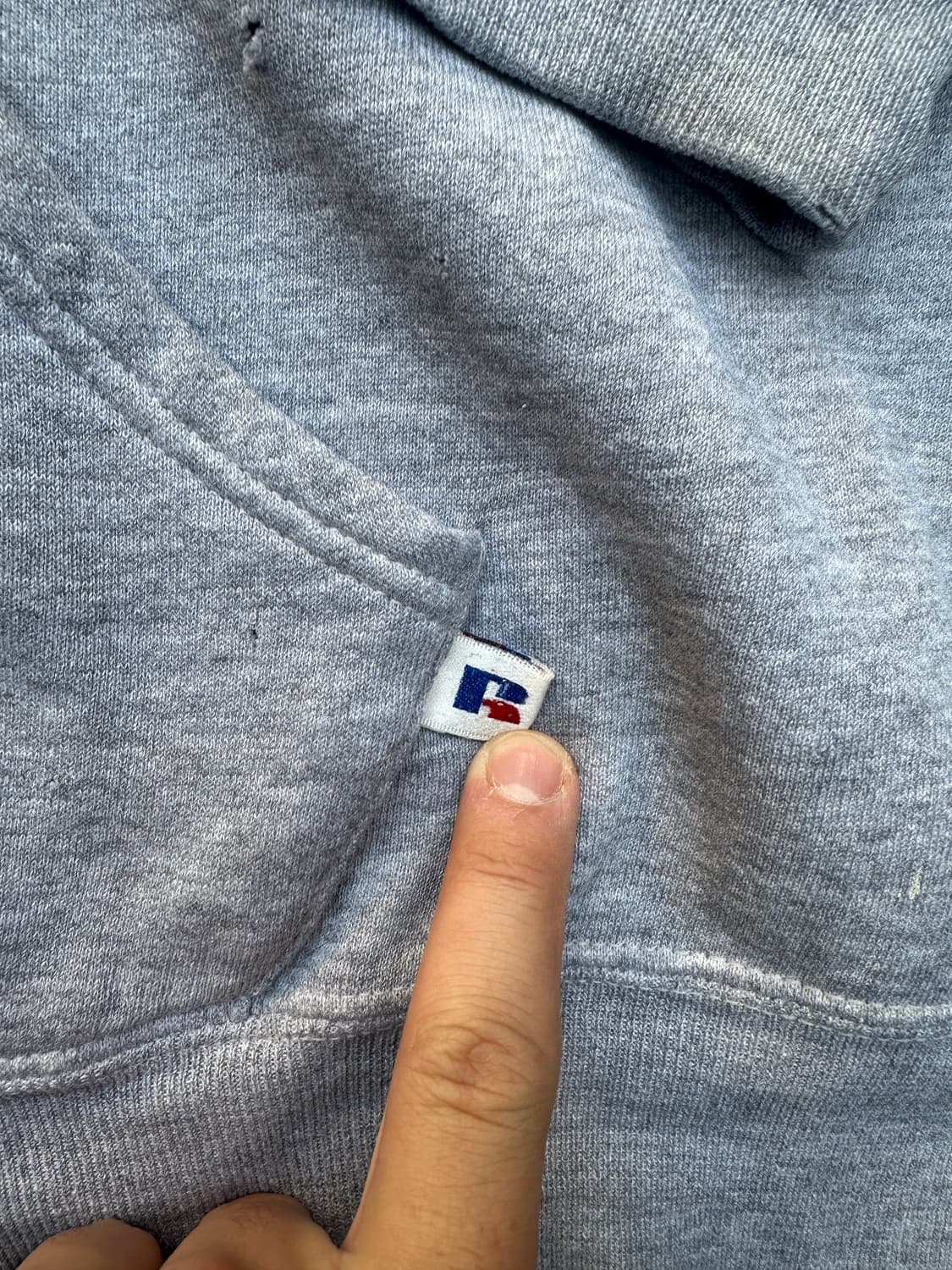 90s 빈티지 러셀 후드 티셔츠 상품이미지2