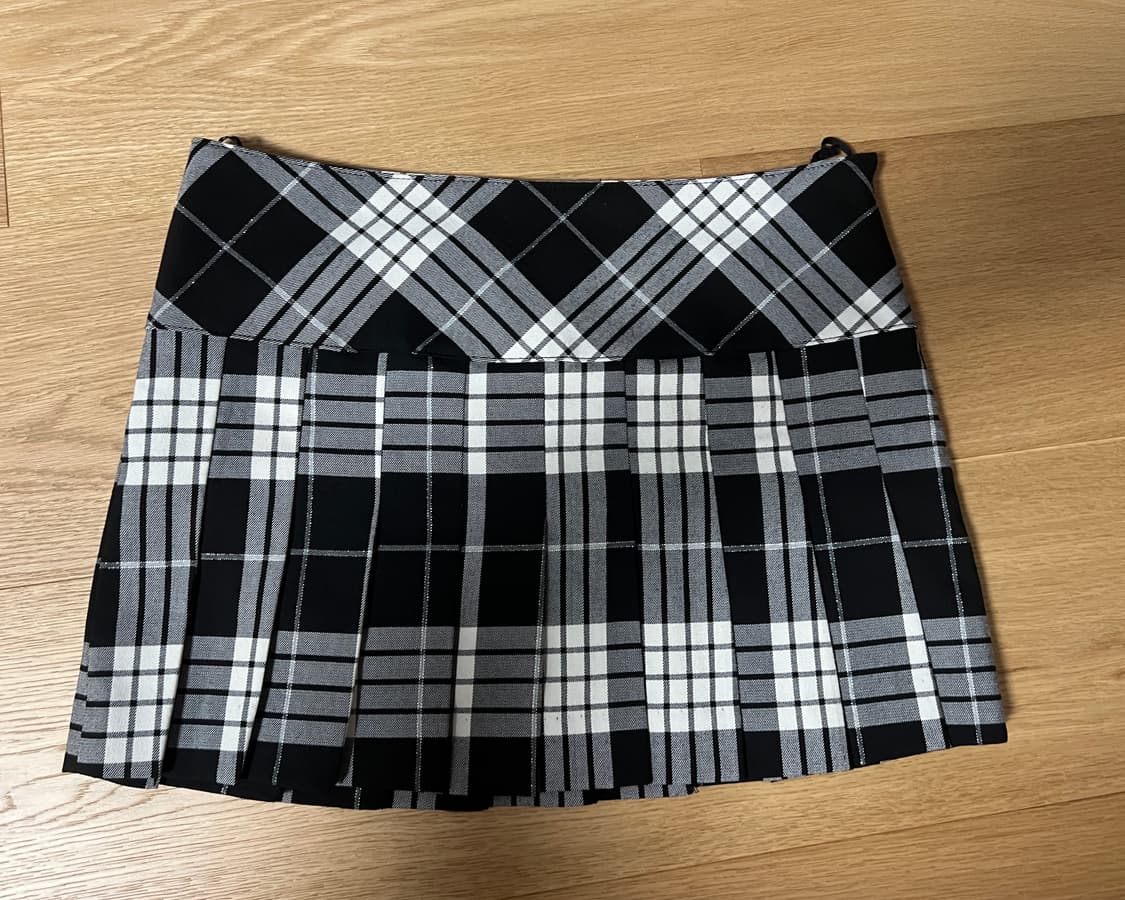 cecile mcbee skirt 세실맥비 체크 스커트 공겜여주 상품이미지1