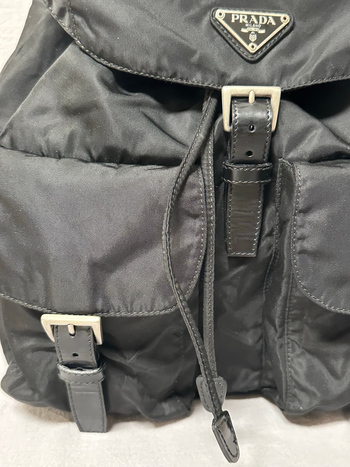 (상태최상) 프라다 투포켓 포코노 나일론 백팩 미디엄 상품이미지5