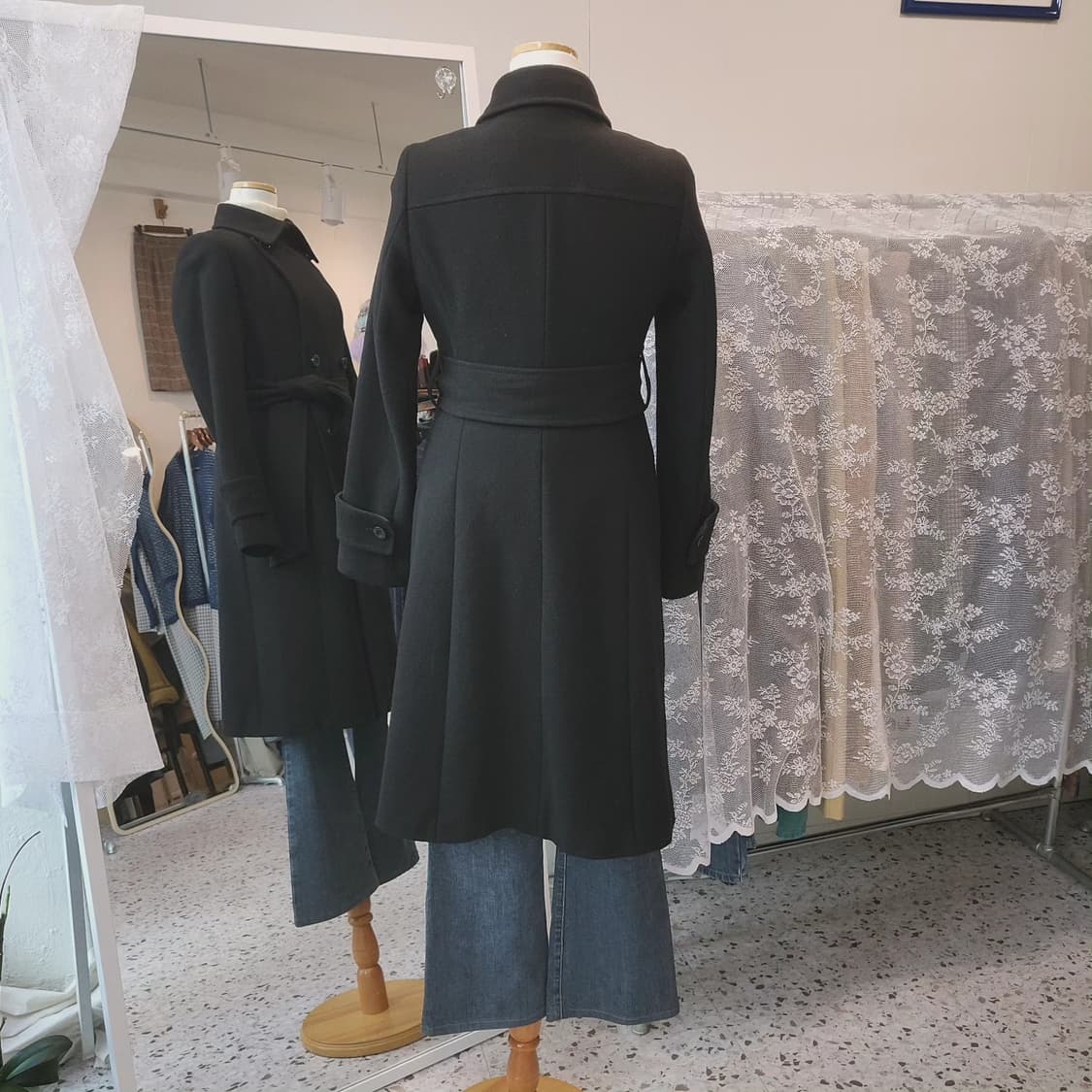 Axcexellence 캐시미어 벨트 코트 상품이미지9