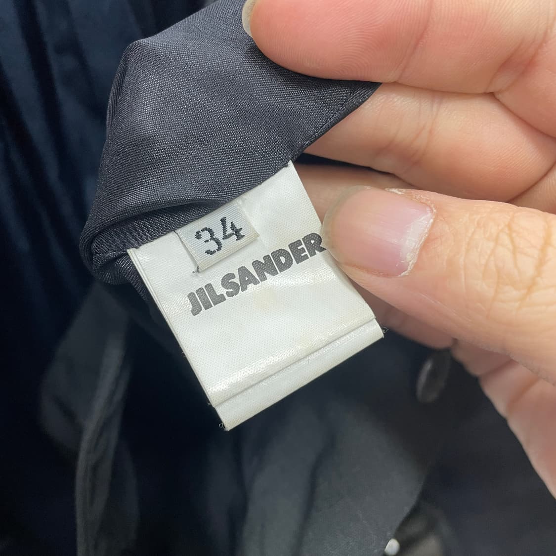 질샌더 그레이 롱 스커트 상품이미지9