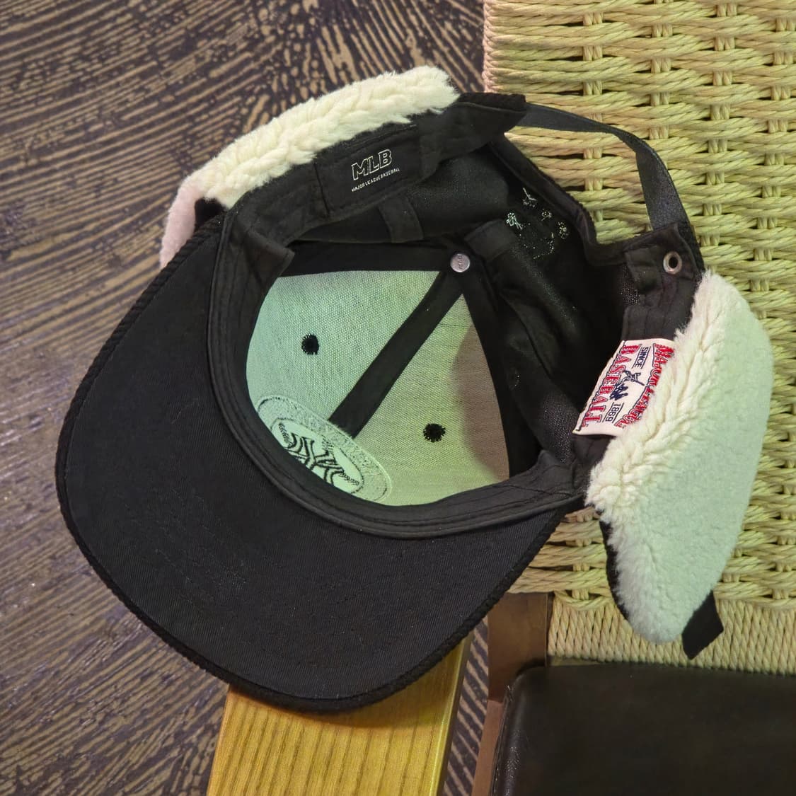 뉴욕 양키스 귀달이 모자 블랙 상품이미지6