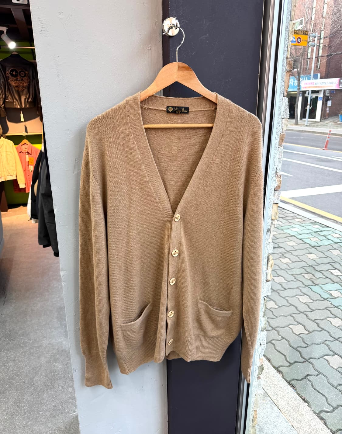 54/ 로로피아나 캐시미어 니트 가디건 상품이미지2