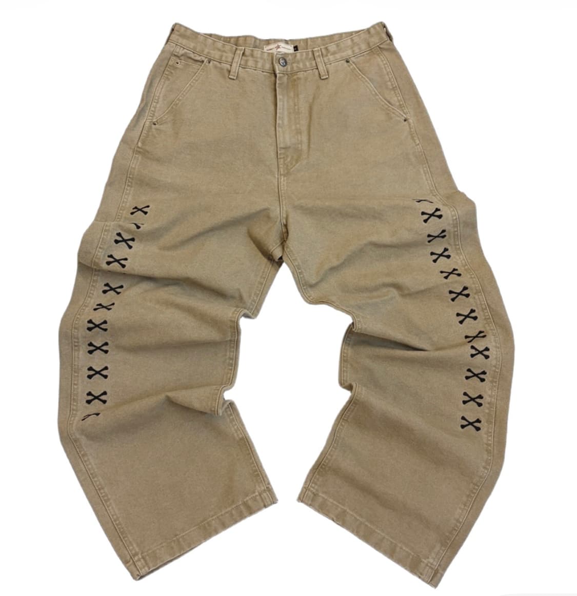 [1 size] 아오이로 더 데스 오프 크롬 워크 팬츠 VTG 탄 상품이미지1