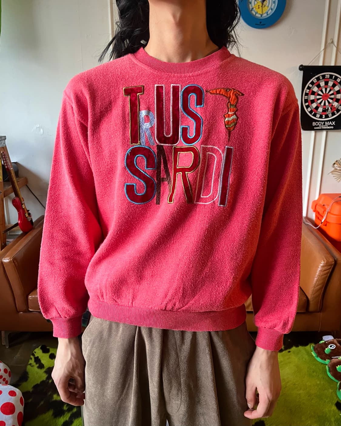 1980-90s TRUSSARDI Italy Old Sweater 상품이미지2
