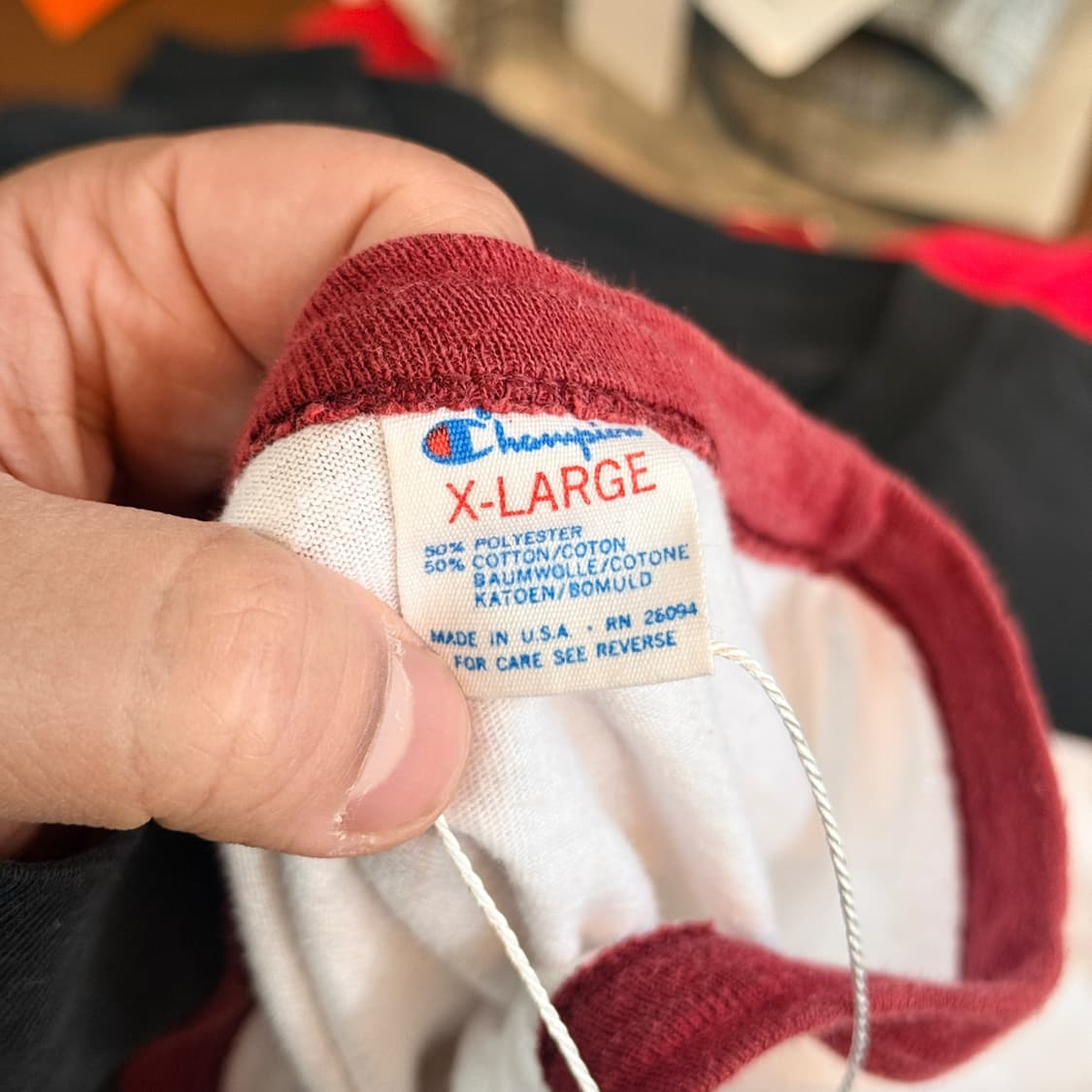 80S 챔피온 하버드 의대 로고 링거티 MADE IN USA XL 사이즈 상품이미지9