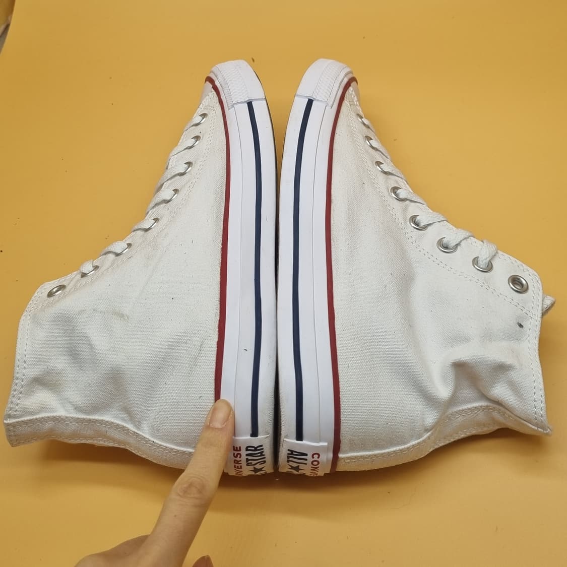 컨버스 척테일러 화이트 남성하이탑270  상품이미지5