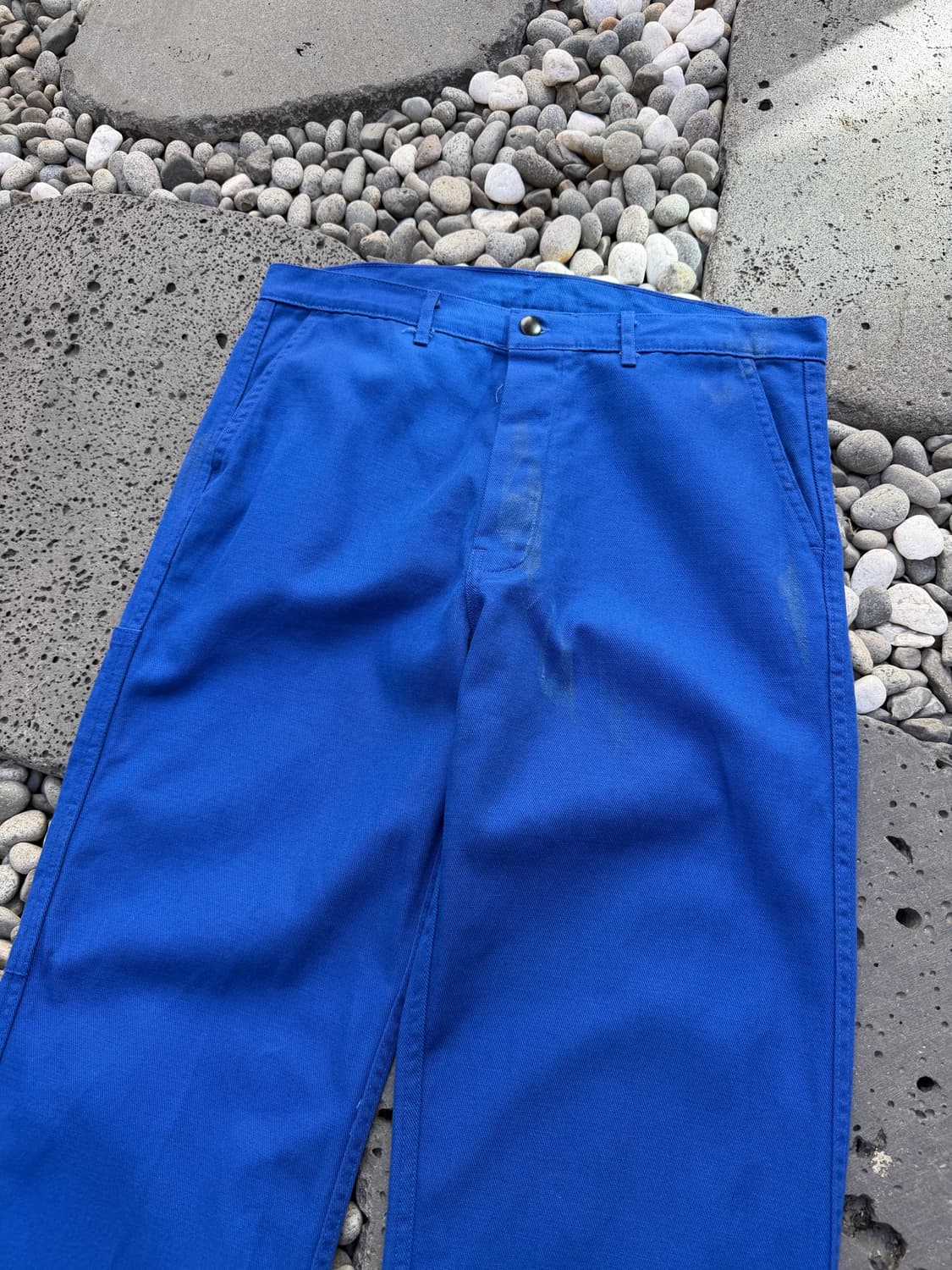 1990s CEPOVETT BUGATTI BLUE 프렌치워크팬츠 상품이미지5