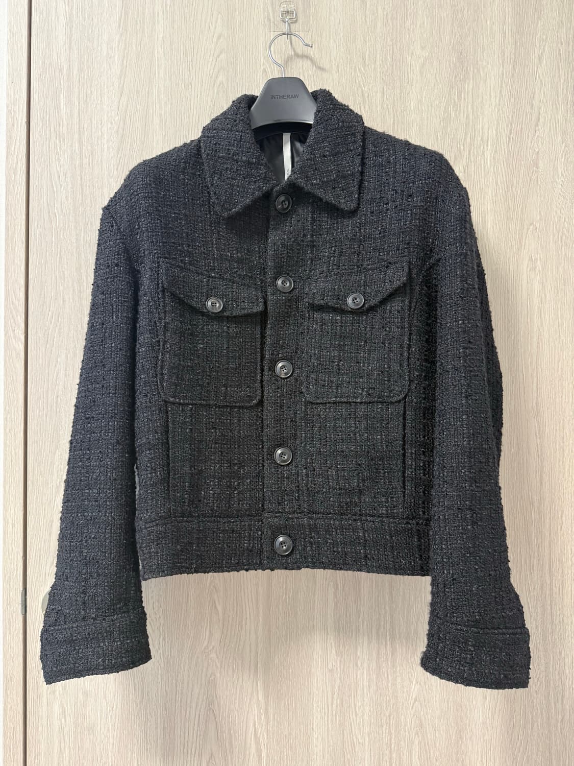 [48] 노이어 펜시 트위드 트러커 자켓 (블랙) 상품이미지4