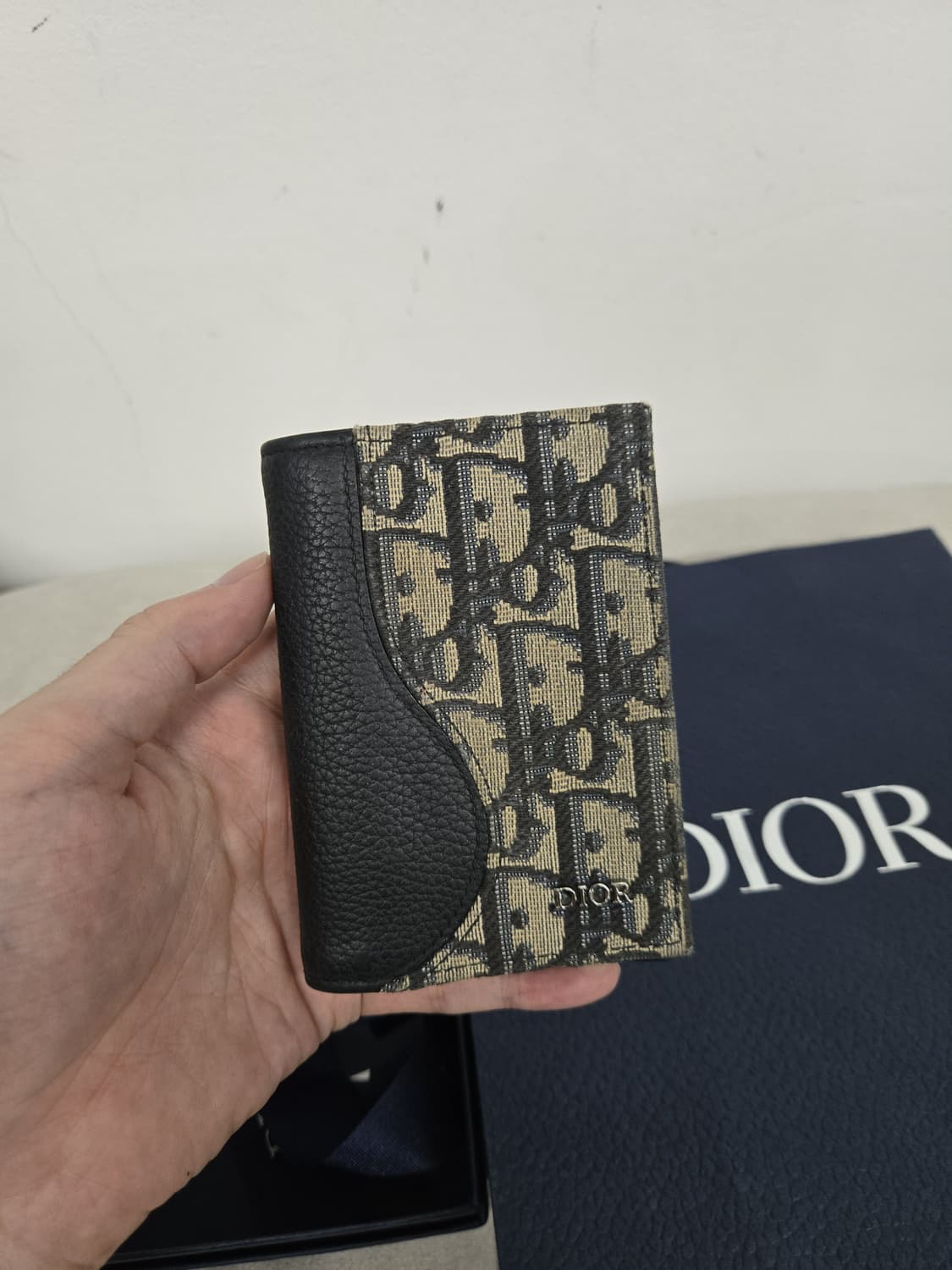 [보증서 정품]디올 오블리크 투톤 오거나이저 상품이미지1