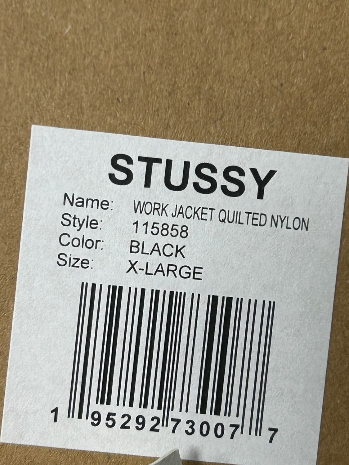 스투시 퀼티드 나일론 워크 자켓 상품이미지3