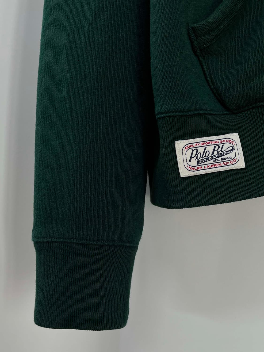 폴로 랄프로렌 p윙 빈티지다잉 플리스 포레스트 그린 자켓 상품이미지9