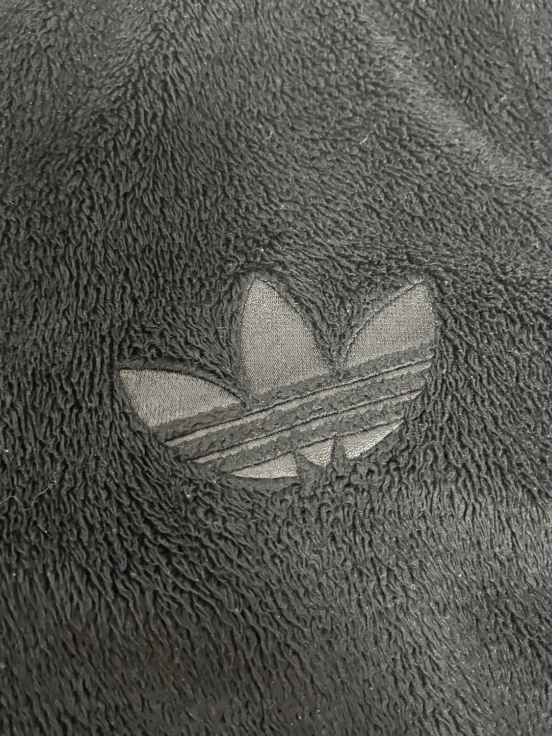 아디다스 아디 빅로고 블랙 카모 털 후리스 플리스 후드집업 후집 상품이미지5