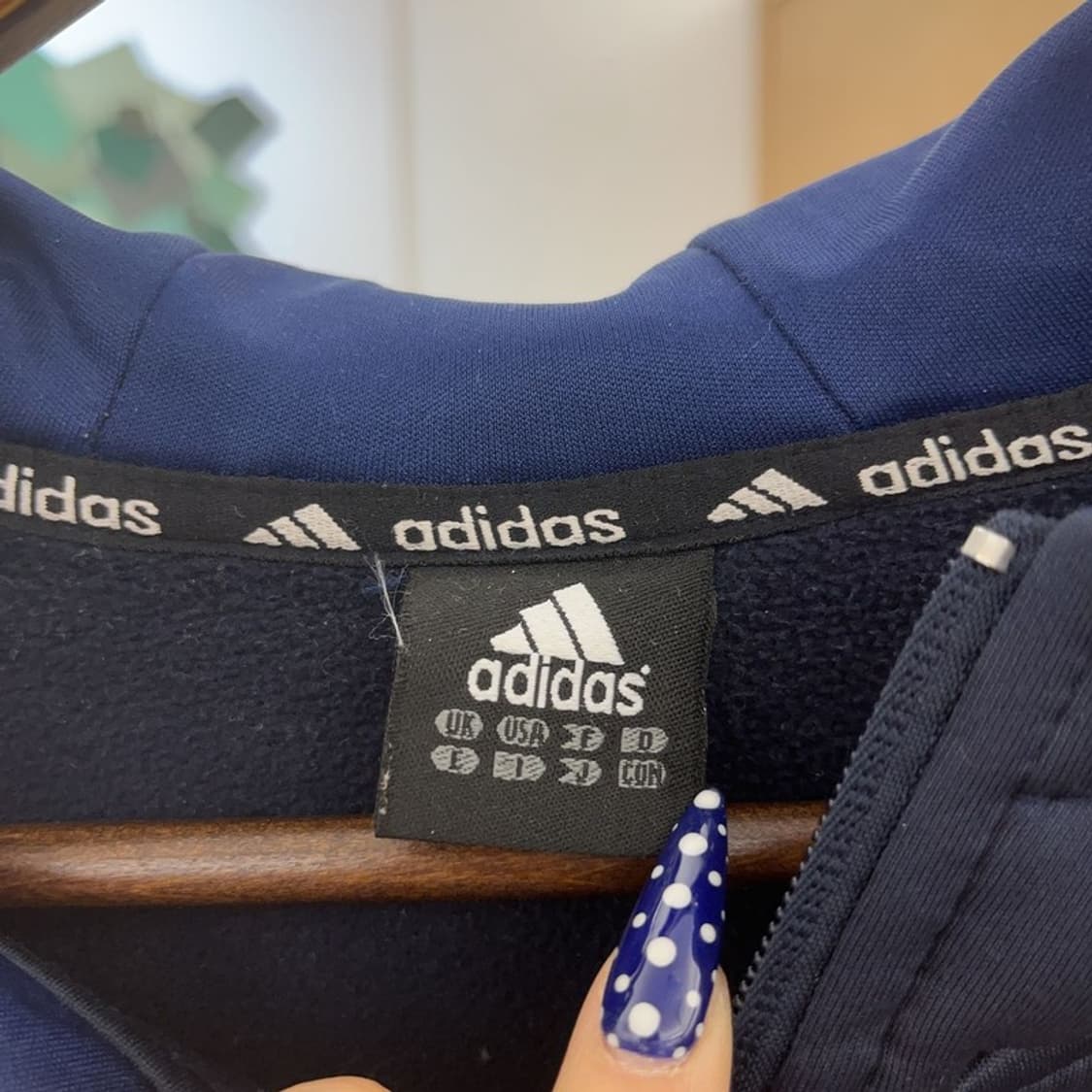 아디다스 올드스쿨 희귀 독일 국대 축구 져지 후드집업 105 C08736 상품이미지5
