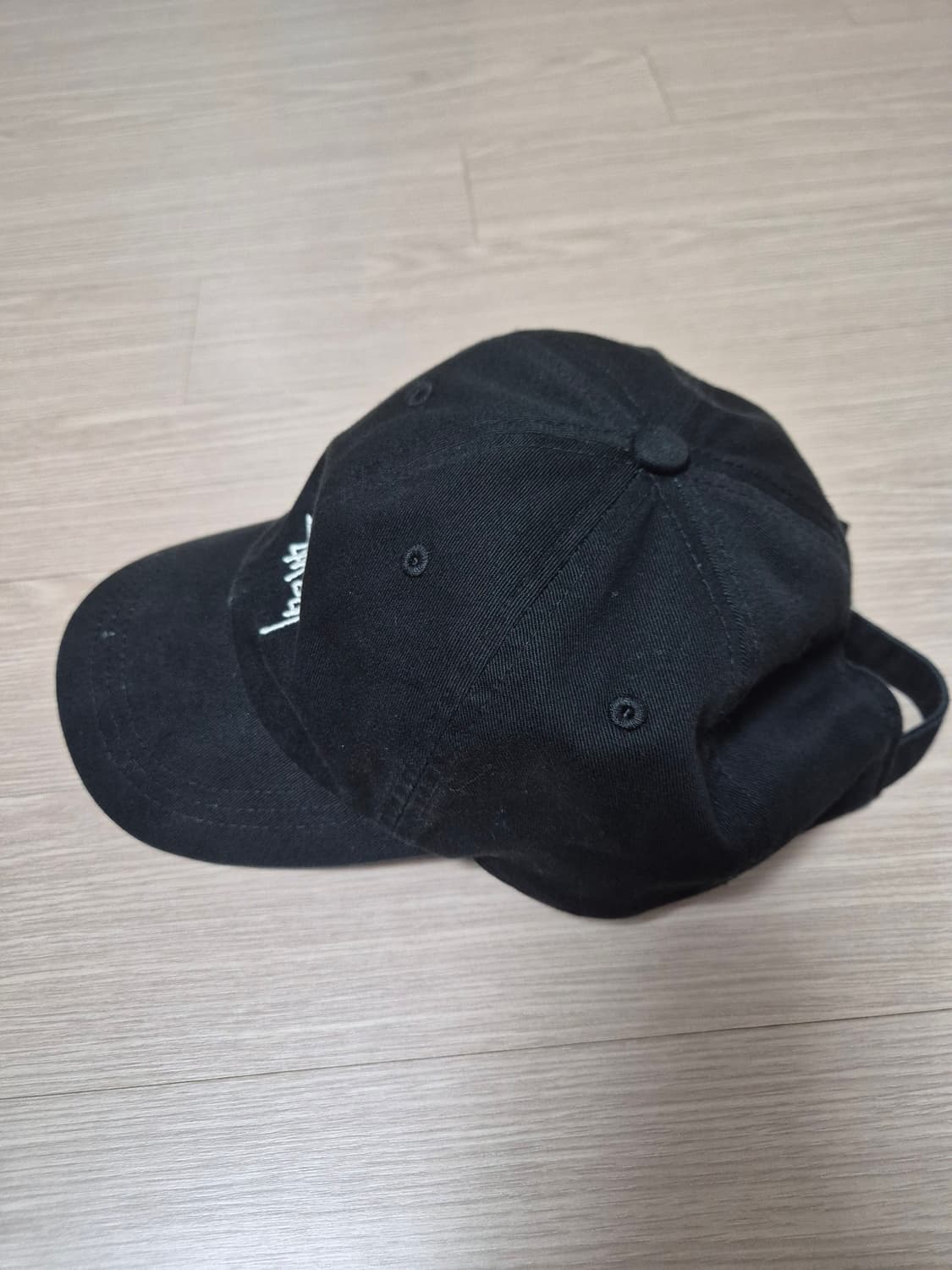 스투시 베이직 스탁로우 프로캡 블랙 상품이미지2