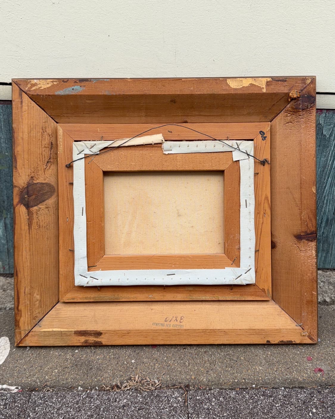 빈티지 소품 캔버스 나무 액자 상품이미지4