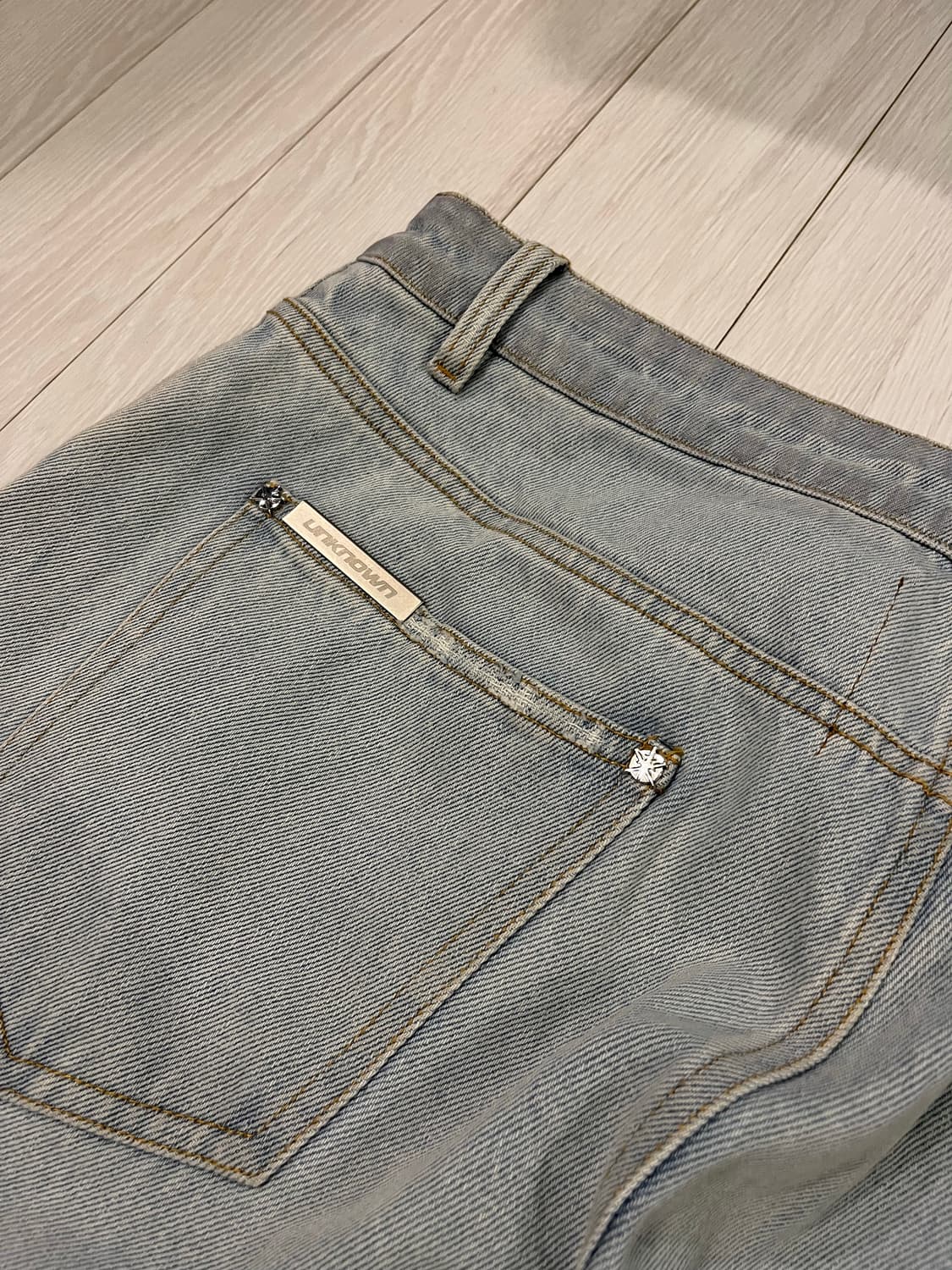 Unknown london 사이드 지퍼 데님 / 언노운런던 상품이미지6