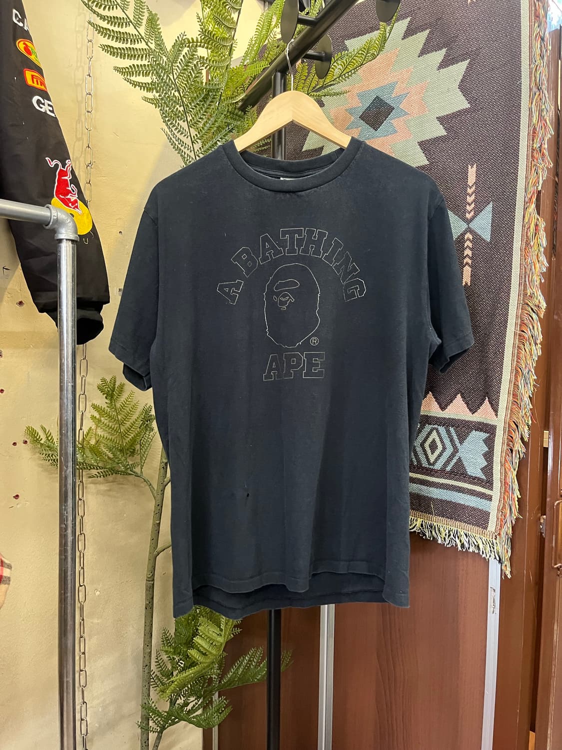 베이프 컬리지 블랙 반팔티 #csz739 상품이미지1