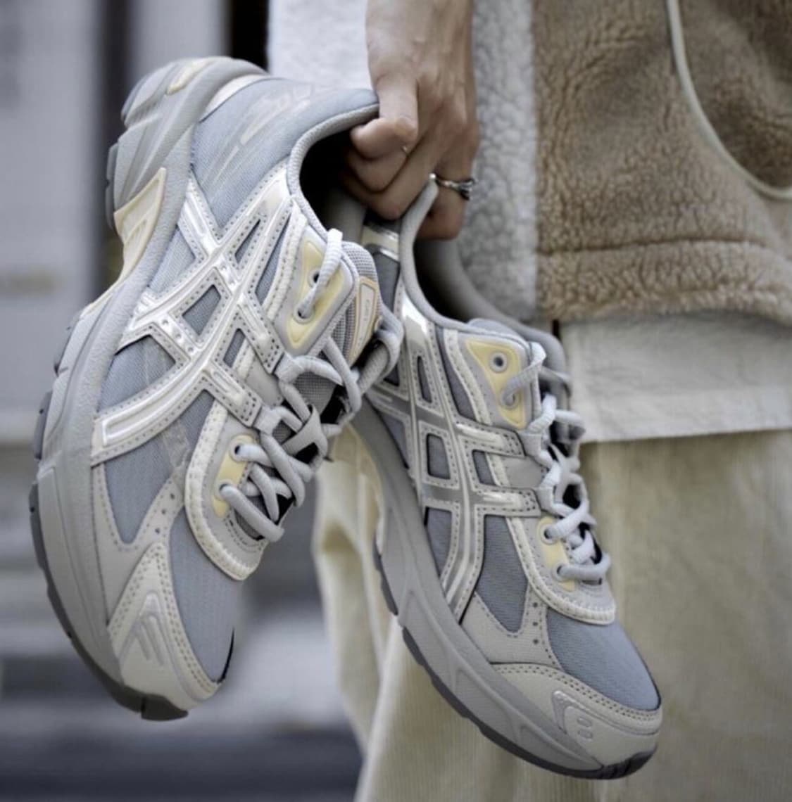 아식스 젤 1130 RE 오이스터 그레이 퓨어 실버 상품이미지5