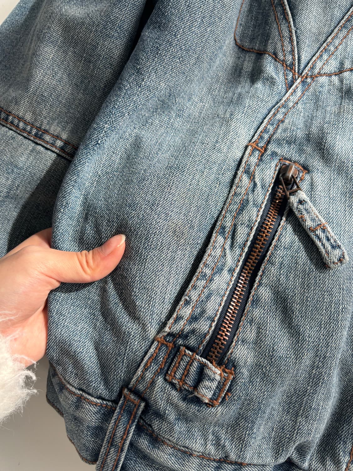 Armani Exchange 아르마니 익스체인지 데님 집업 자켓 상품이미지9