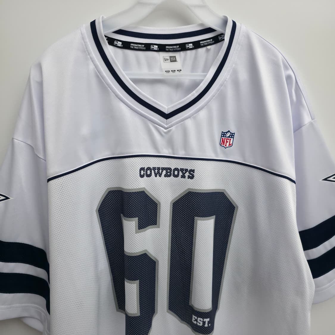 [XXL] 뉴에라 NFL 댈러스 카우보이스 폴리에스터 티셔츠 화이트 상품이미지2