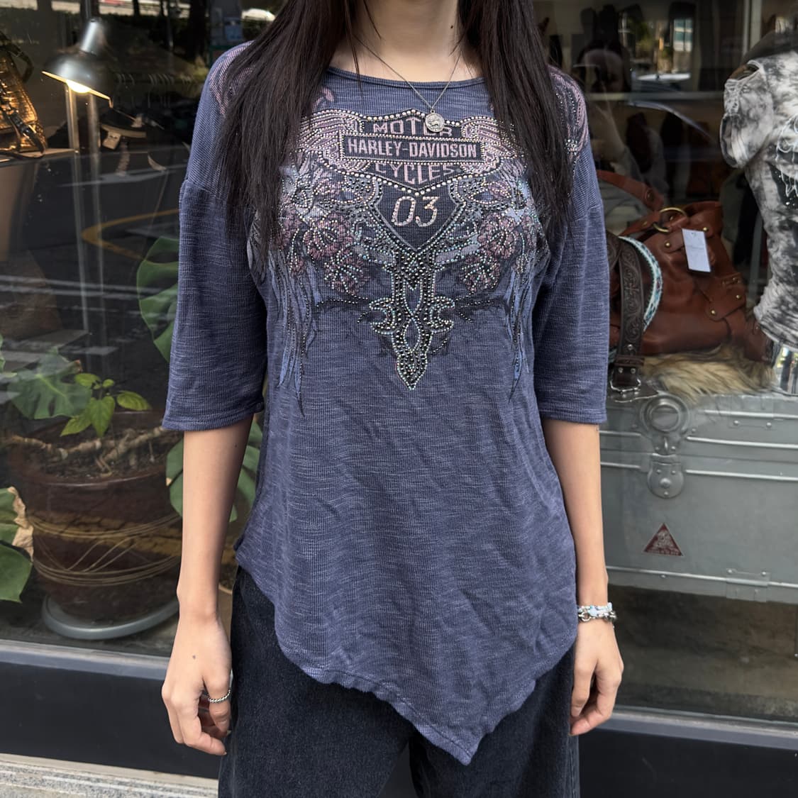 2019 할리데이비슨 블링 윙 튜닉 탑 상품이미지5