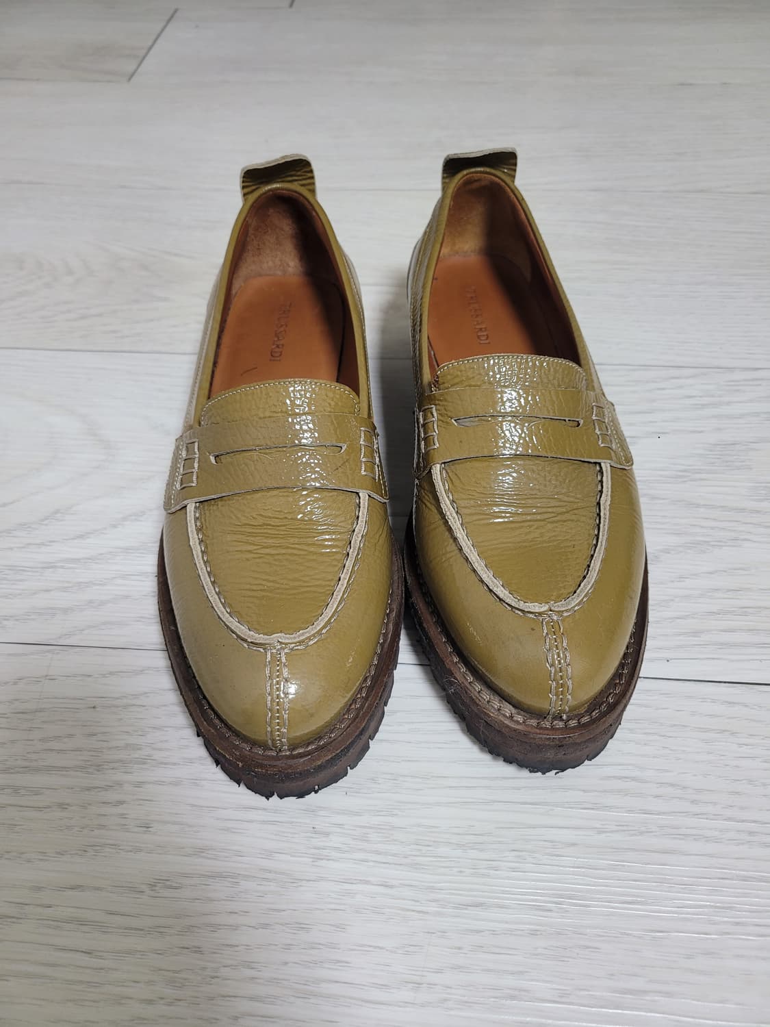 이태리 명품 트루사르디 에나멜 페니 로퍼 36 (235) 상품이미지2