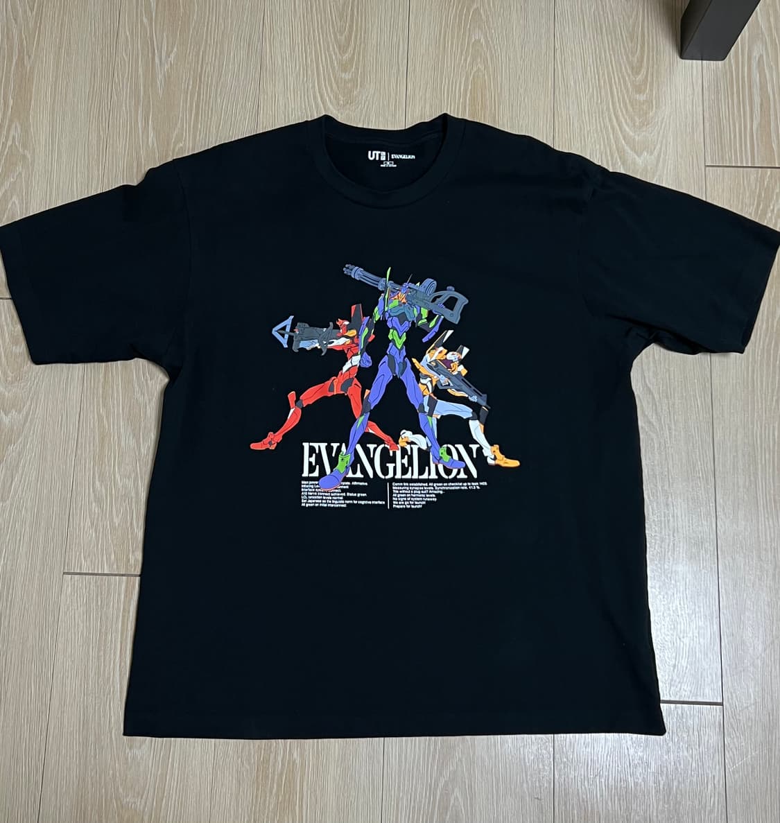 유니클로 SF 애니메이션 UT 에반게리온 릴렉스 티셔츠 상품이미지2
