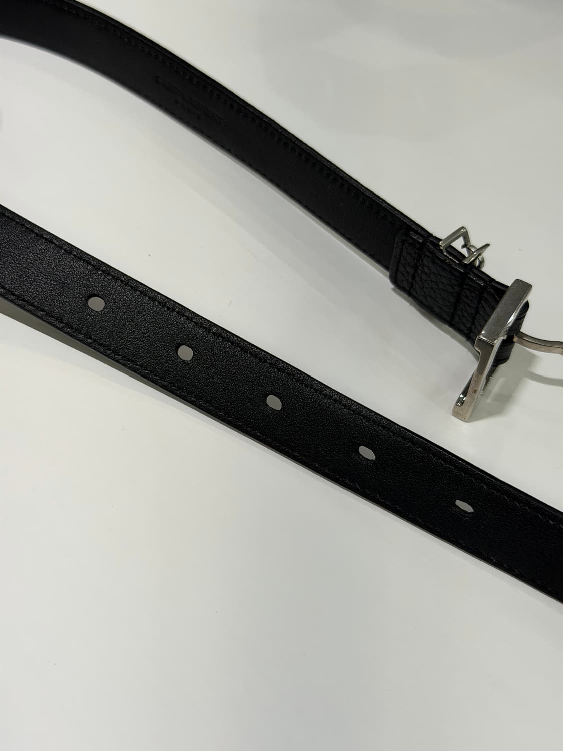 90) 생로랑 모노그램 로고 벨트 2cm 상품이미지5