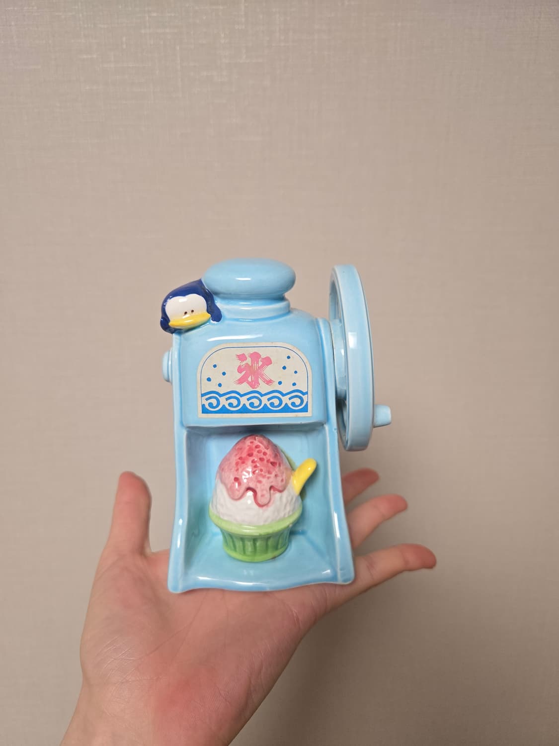 빈티지 쇼와레트로 빙수도기저금통 상품이미지1