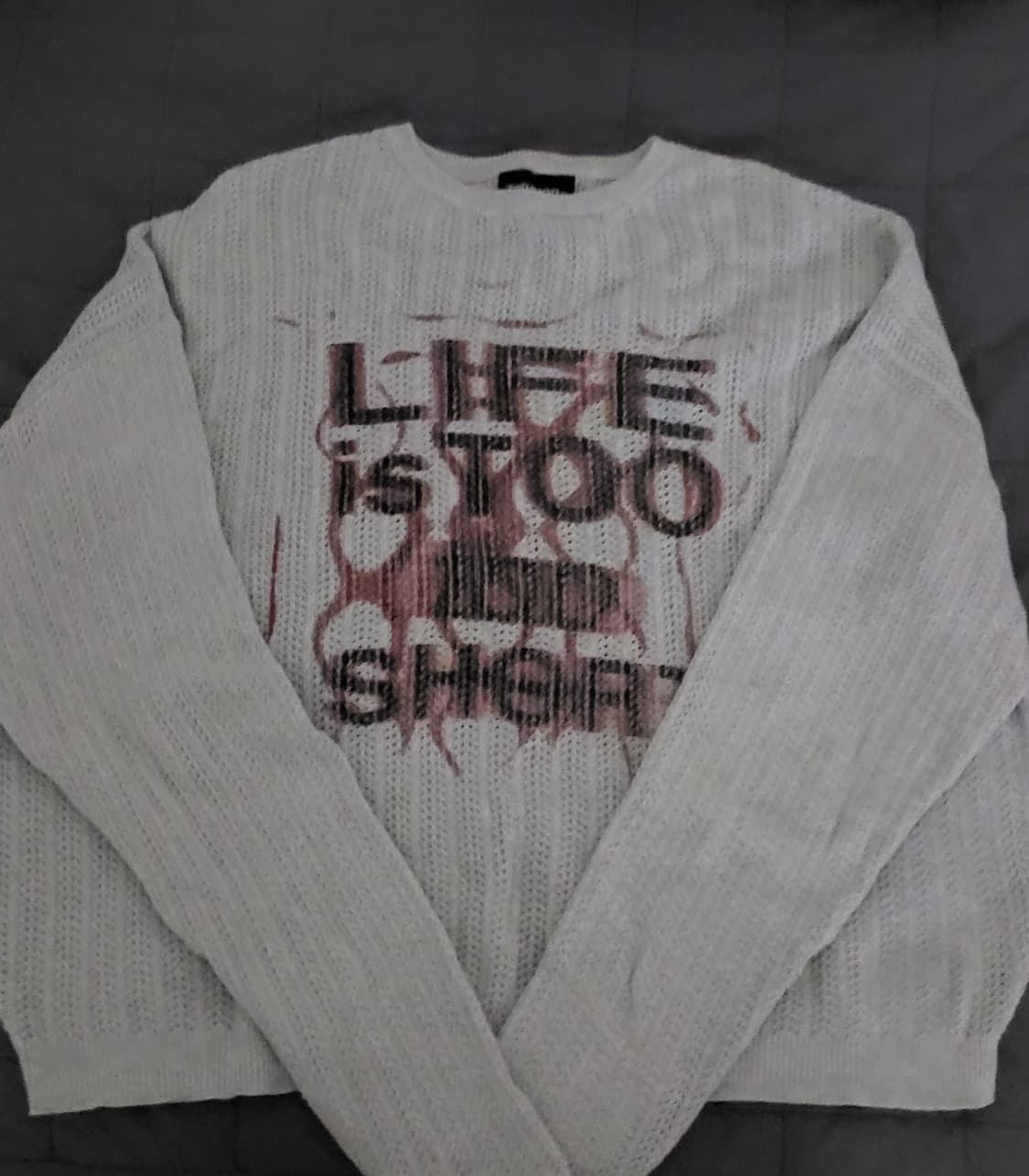 수피 트립샵 펑크 빈티지 락 니트 스웨터 상품이미지1