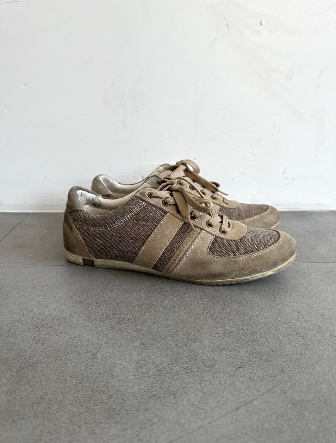 돌체앤가바나 2000s 베이지 스니커즈 상품이미지3