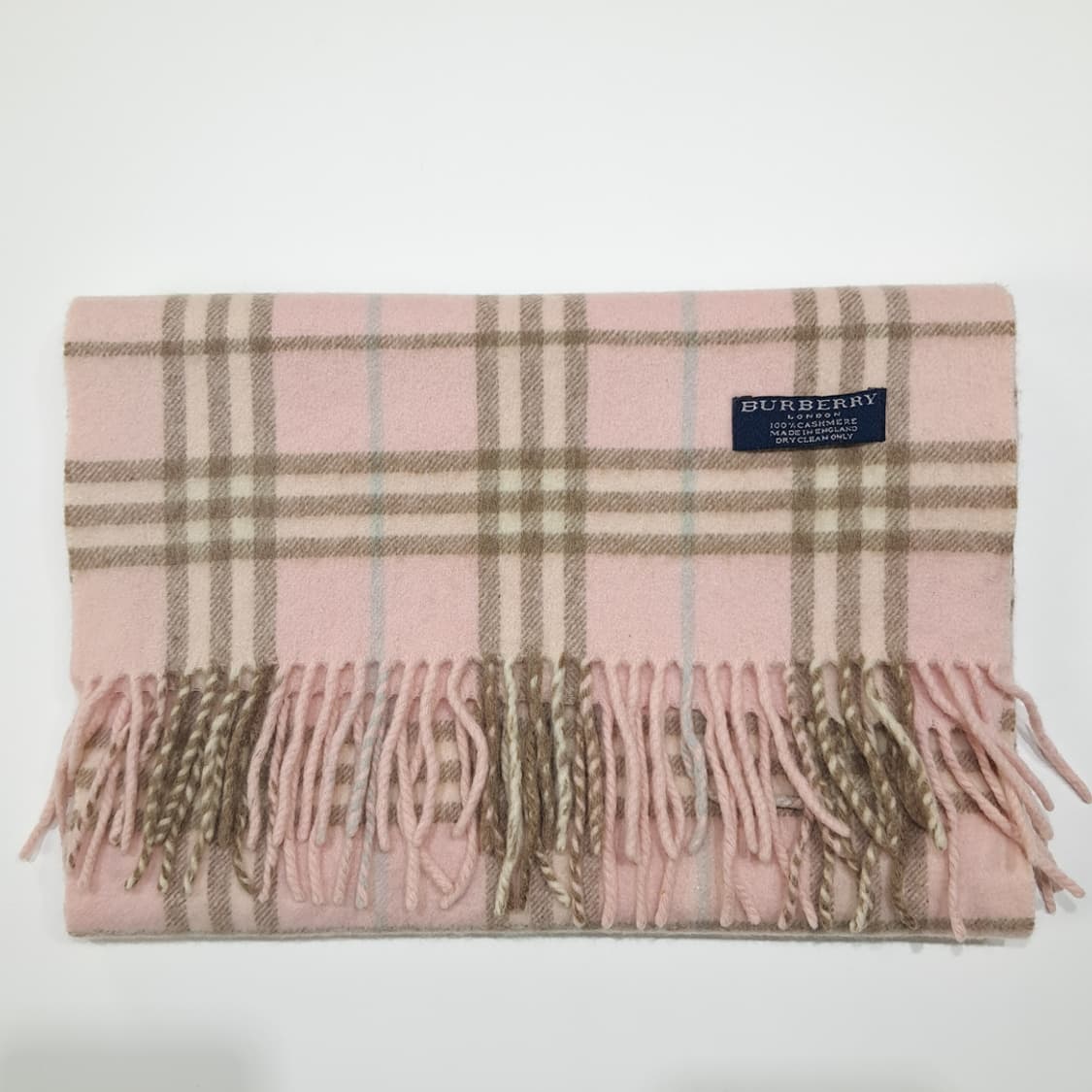 MX580 버버리 00s 영국판 캐시미어 노바체크 머플러 목도리 상품이미지7