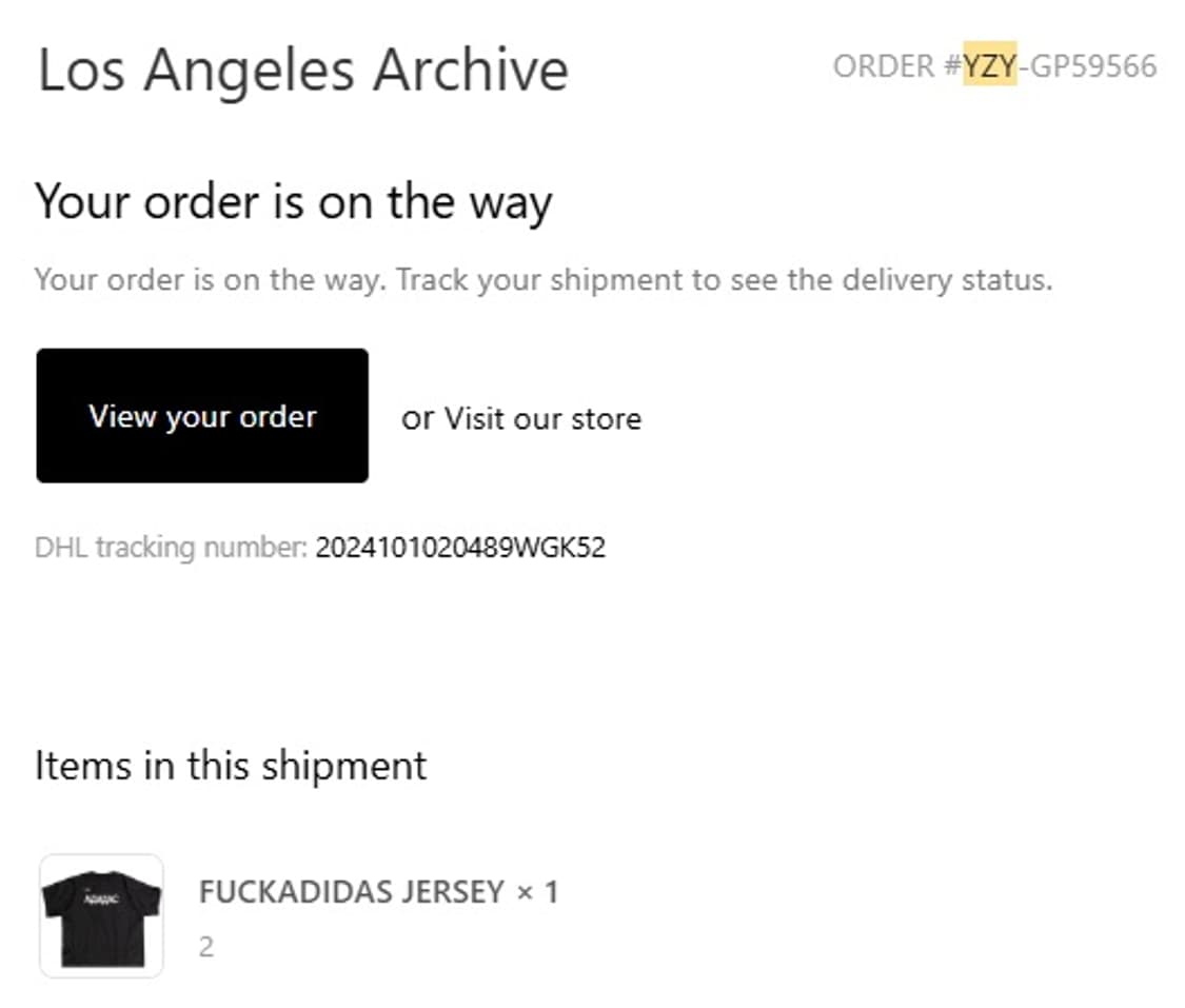 Yeezy FUCK ADIDAS JERSEY 퍽아디다스 티셔츠 상품이미지6