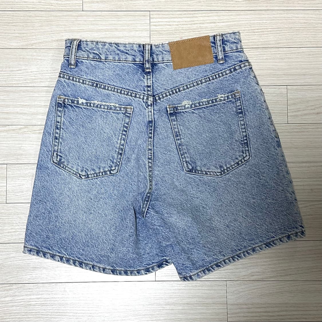 자라 연청 데님 쇼츠 상품이미지2