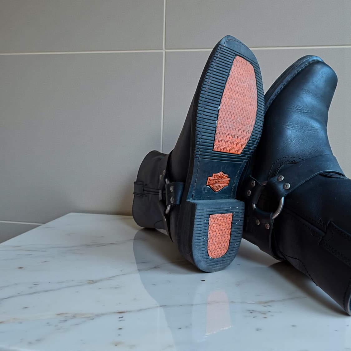 US7.5/ 할리데이비슨 엔지니어드 바이커 부츠 상품이미지10