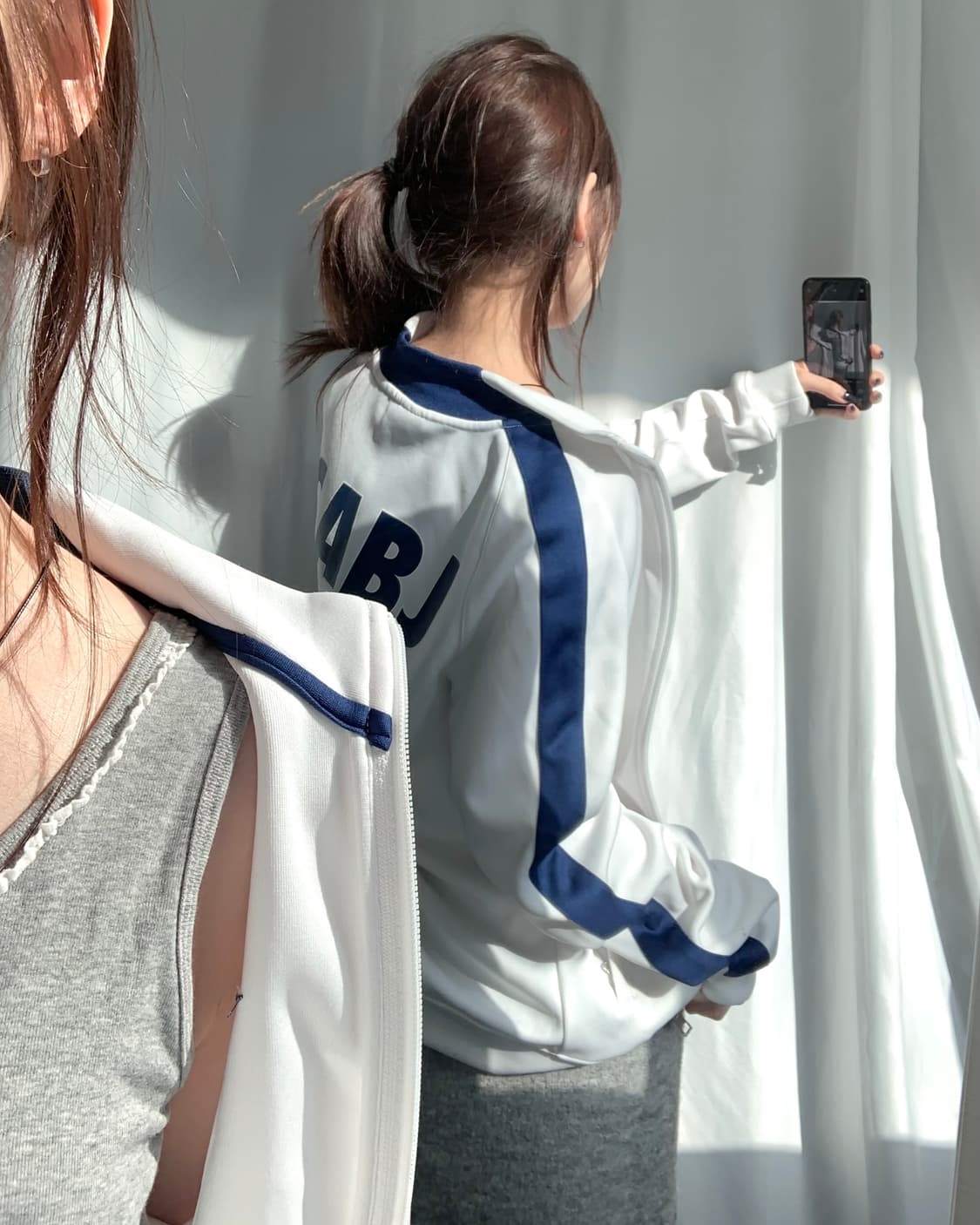 Nike 나이키 CABJ 화이트 컬러 사이드라인 트랙탑 상품이미지10