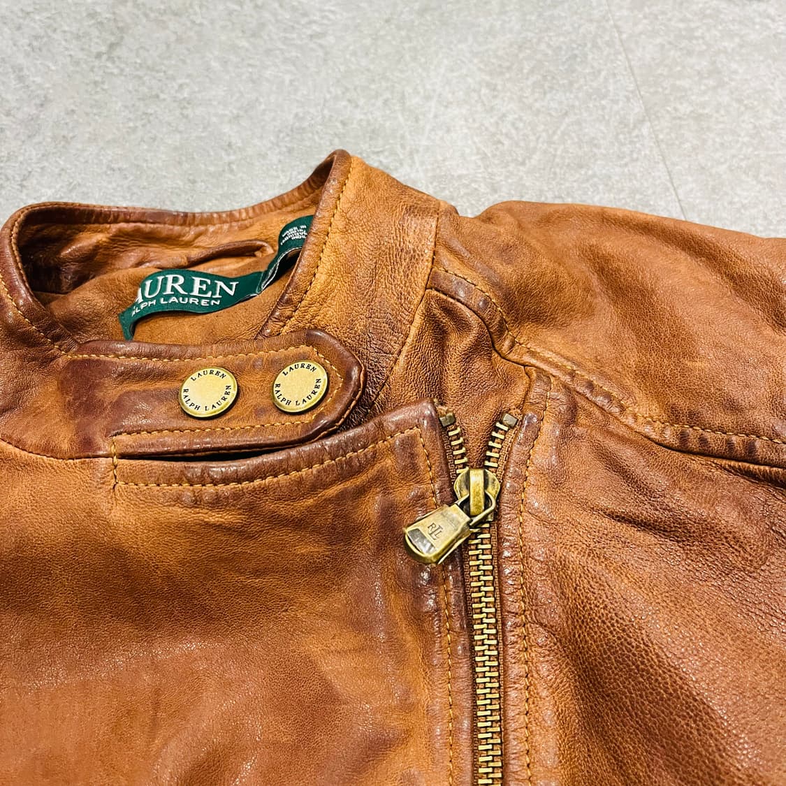 랄프로렌 그린라벨 리얼레더 자켓 상품이미지5