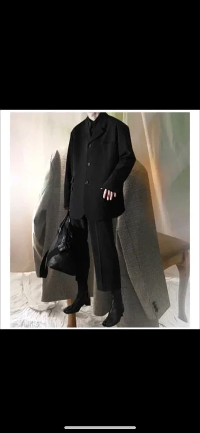 루이르 셋업 크롭슬랙스 + 오버핏 블레이져 상품이미지1