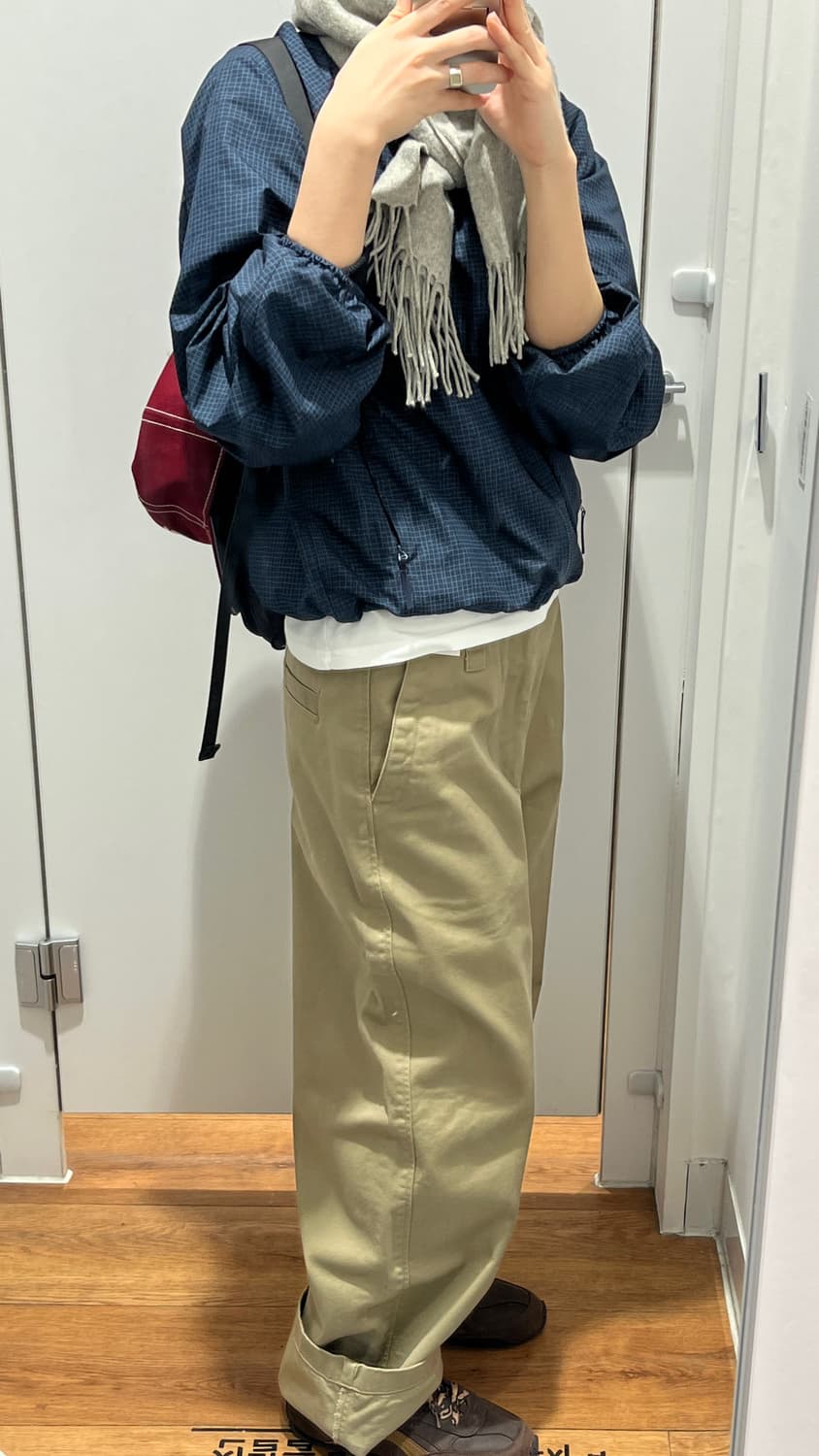 유니클로 U 와이드핏치노팬츠 상품이미지1