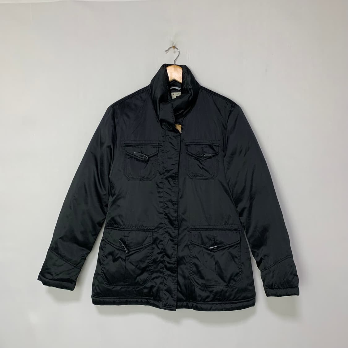 타미힐피거 블랙 포켓 패딩 자켓 점퍼 빈티지 S 상품이미지1